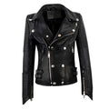 Meredith's Biker style jacket with snap buttons closure