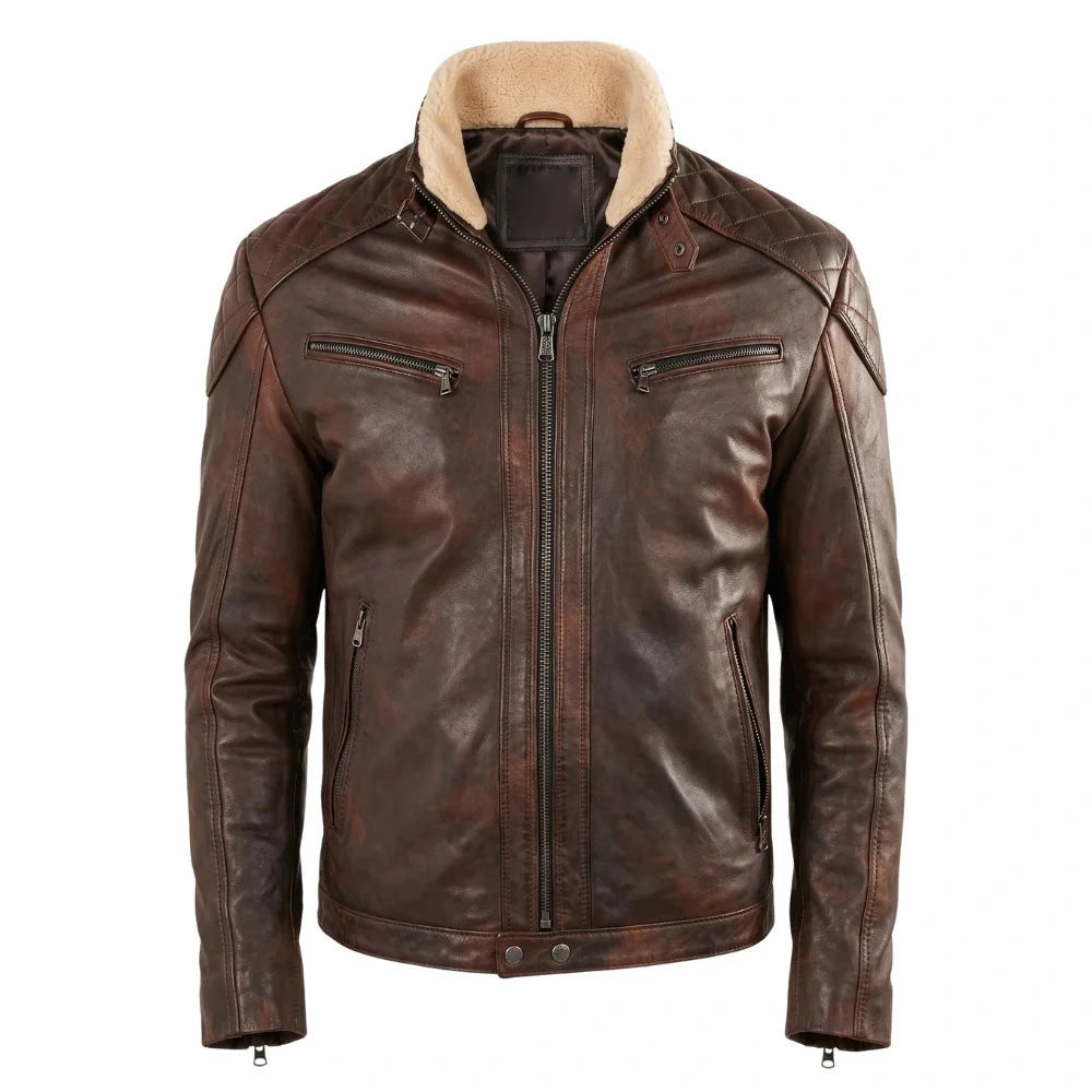 Desert leather jacket