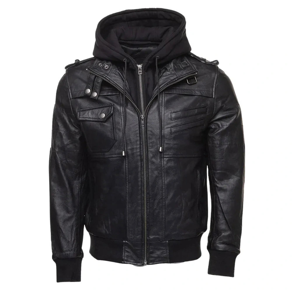 Daniel Clark - Iron Hawk Hooded Bomber Jacket
