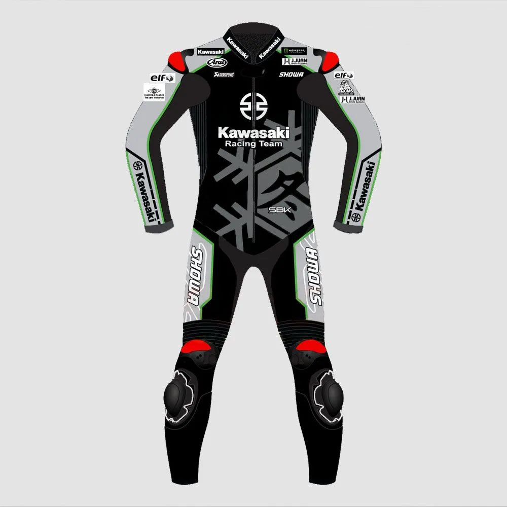 Jonathan Rea Winter Test 2023 Kawasaki Leather Race Suit