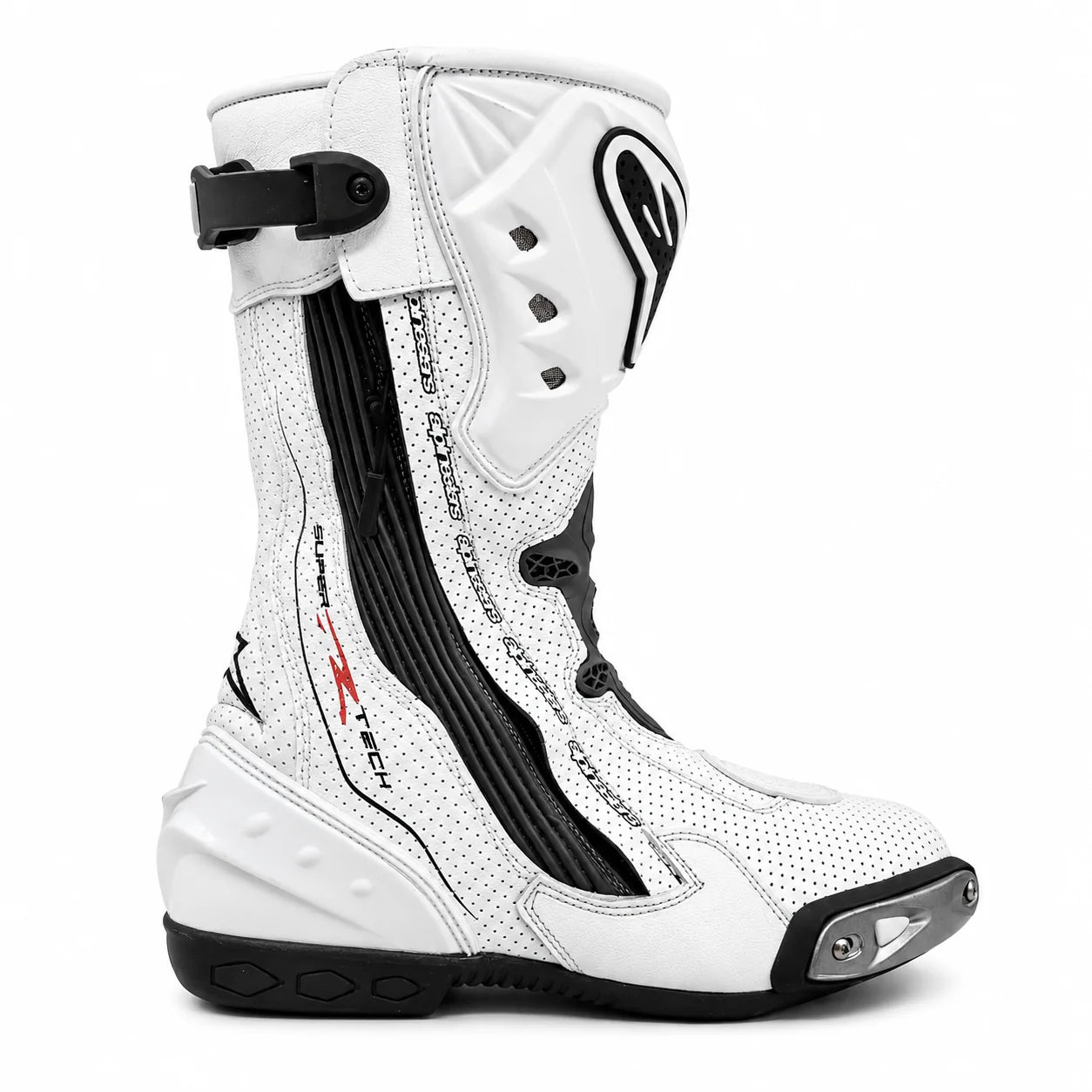 Alpinestars Supertech R Vented Boots | White Edition