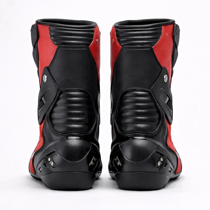 Alpinestars Motorcycle Racing Boots | Red/White Edition