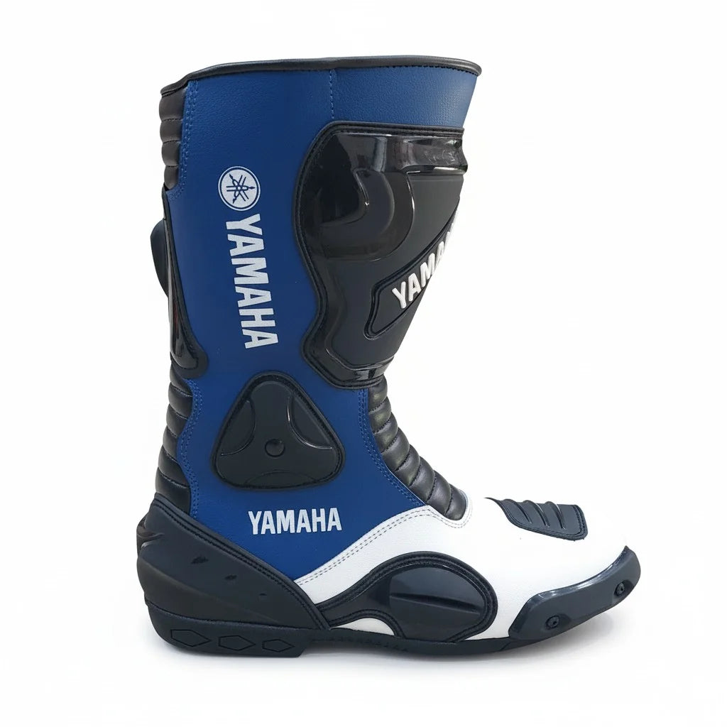 Yamaha Motorcycle Racing Leather Boots