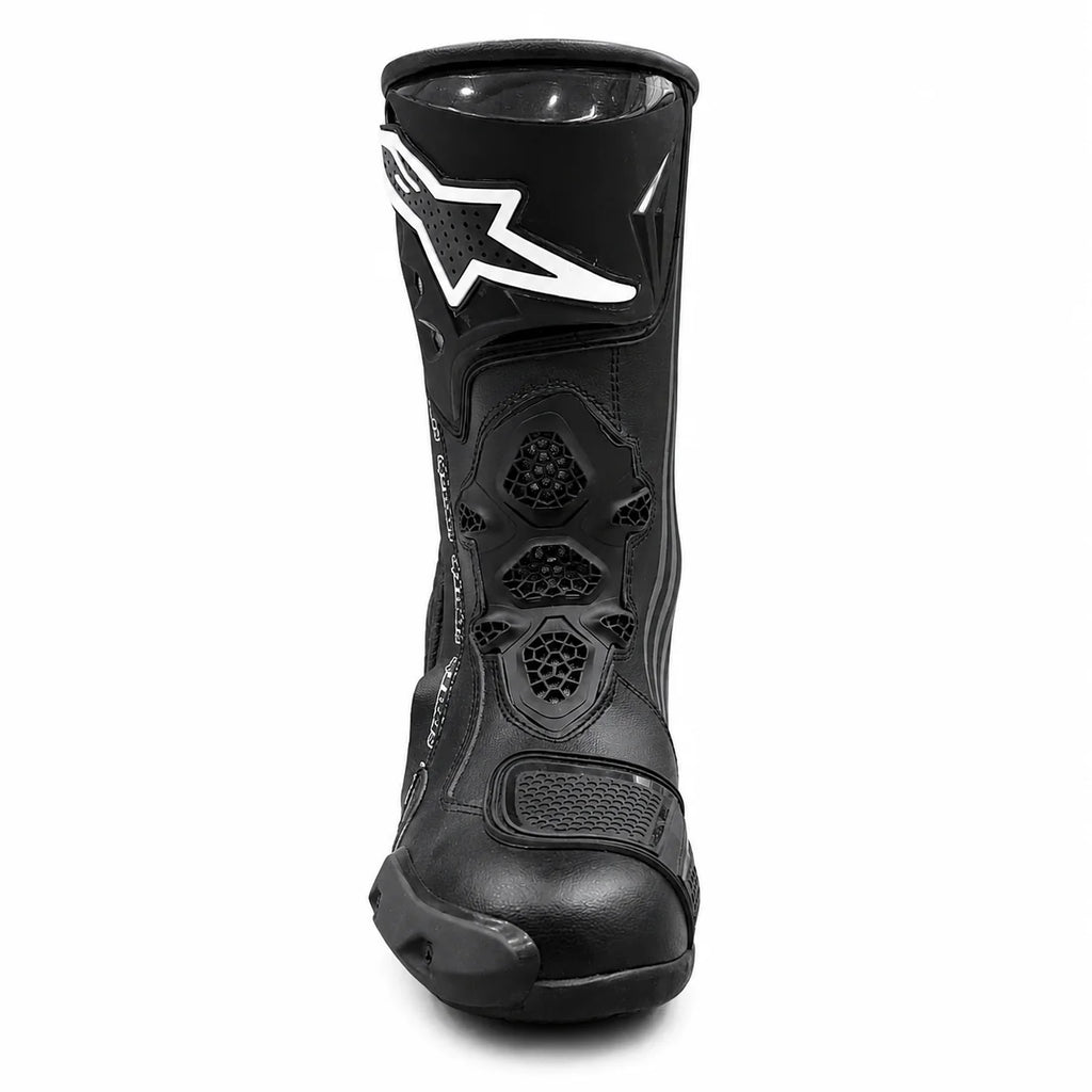 Alpinestars Supertech R Vented Boots | White/Black Edition