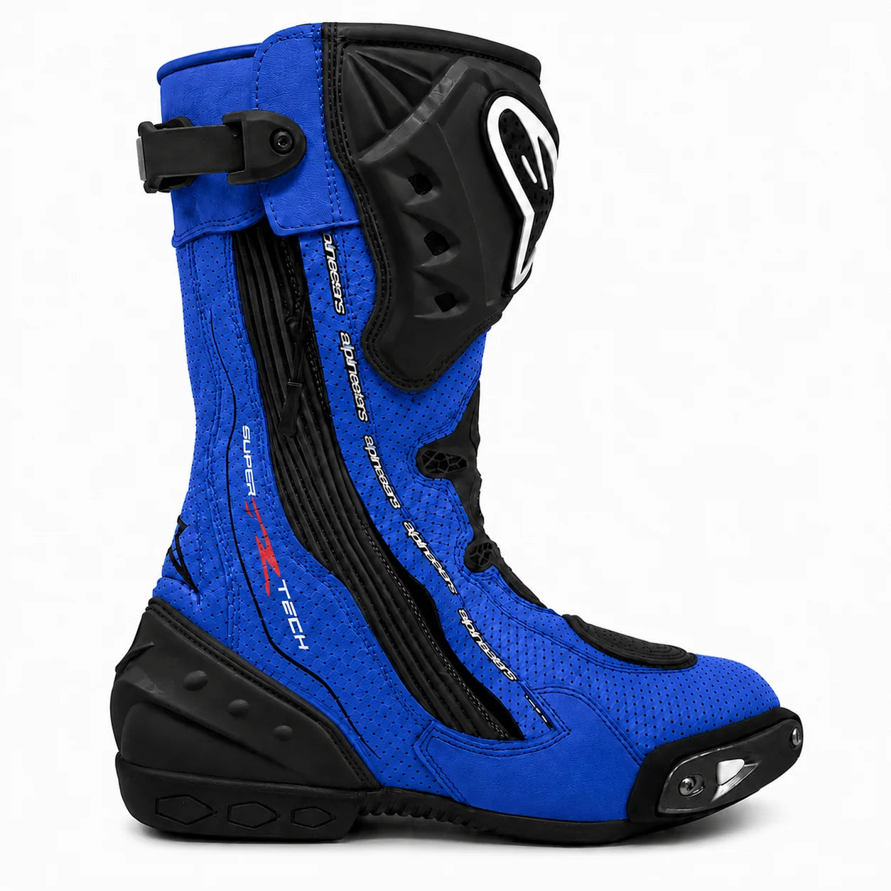 Alpinestars Supertech R Vented Boots | Blue Edition