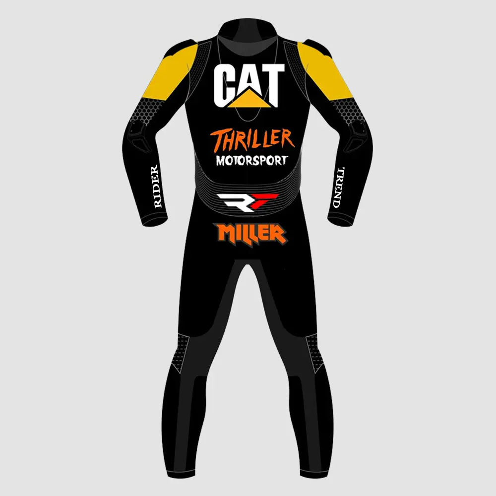 Jack Miller Caterpillar Thriller Leather Race Suit 2023