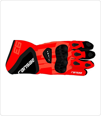 Red Motorcycle Gloves Marc Marquez Ducati MotoGP 2024 WT