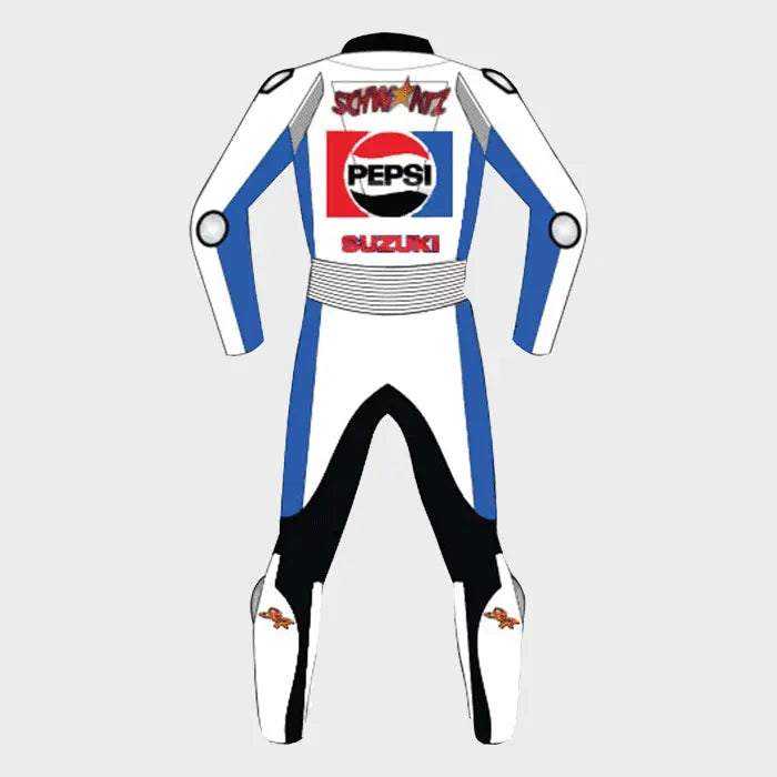 Kevin Schwantz Pepsi Suzuki Race Leather Suit