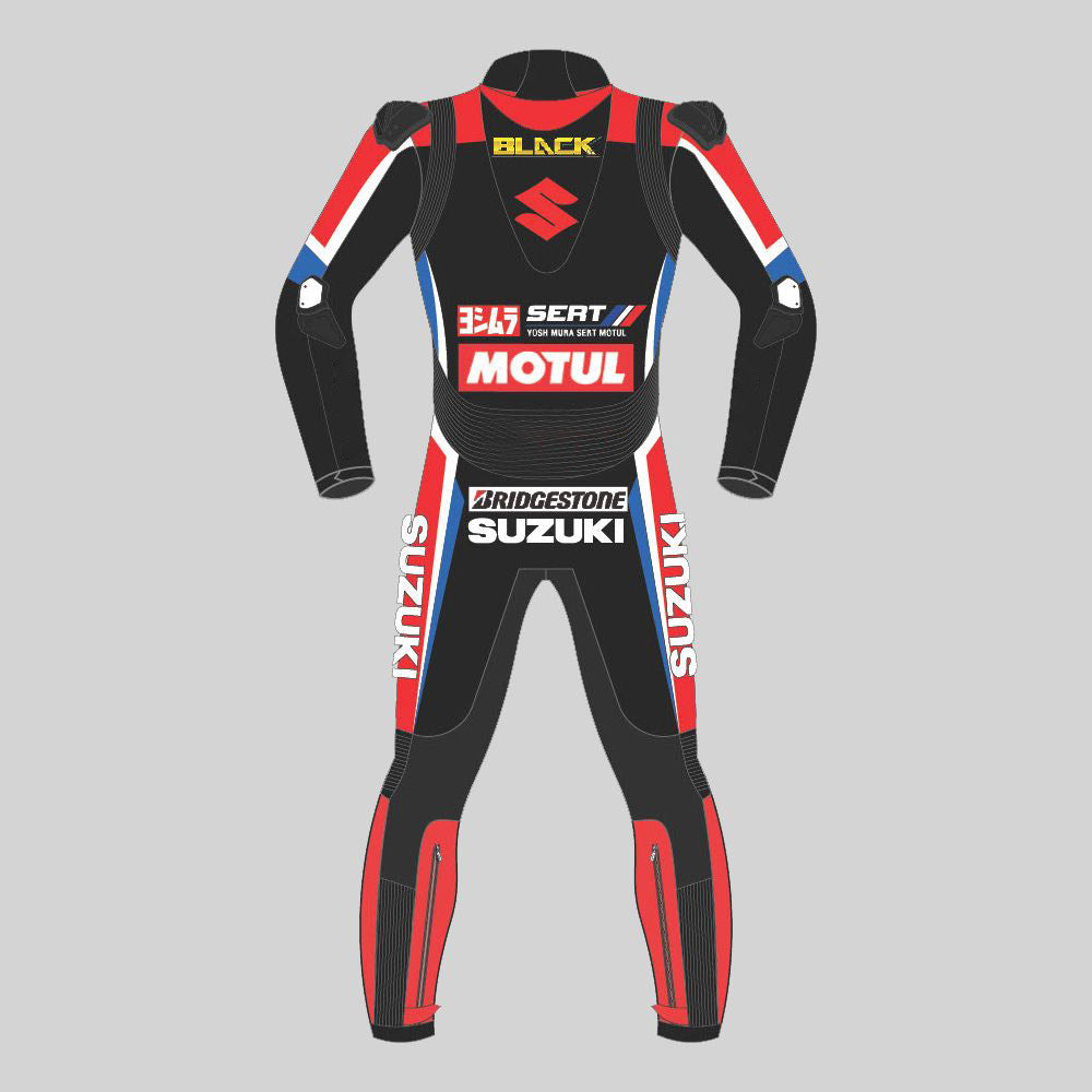 Gregg Black Suzuki Racing Leather Suit 2021