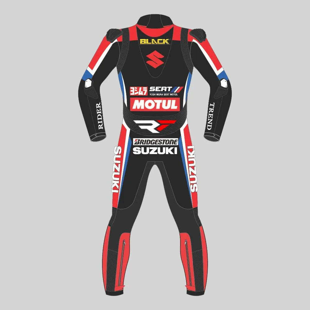 Gregg Black Suzuki Racing Leather Suit 2021