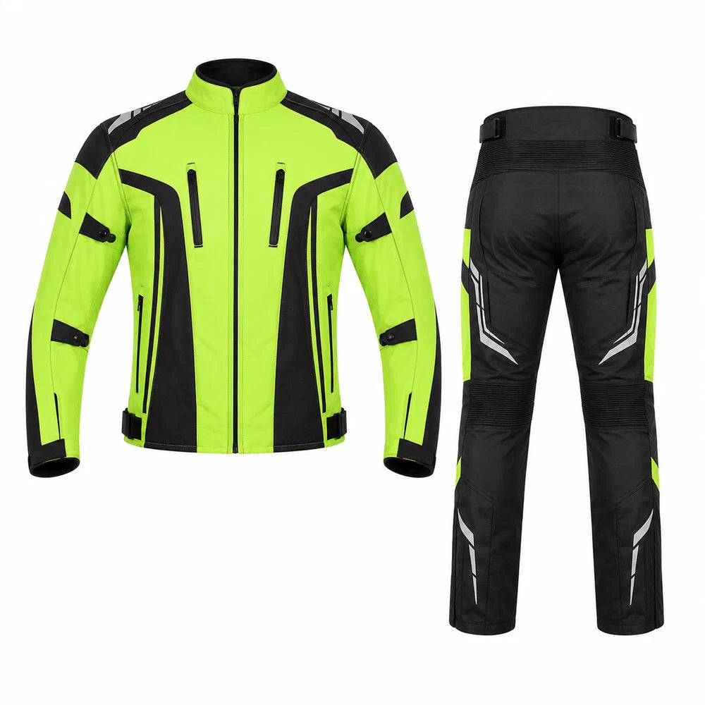 Custom Beacon Hi-Viz Sport Textile Motorcycle Riding Suit