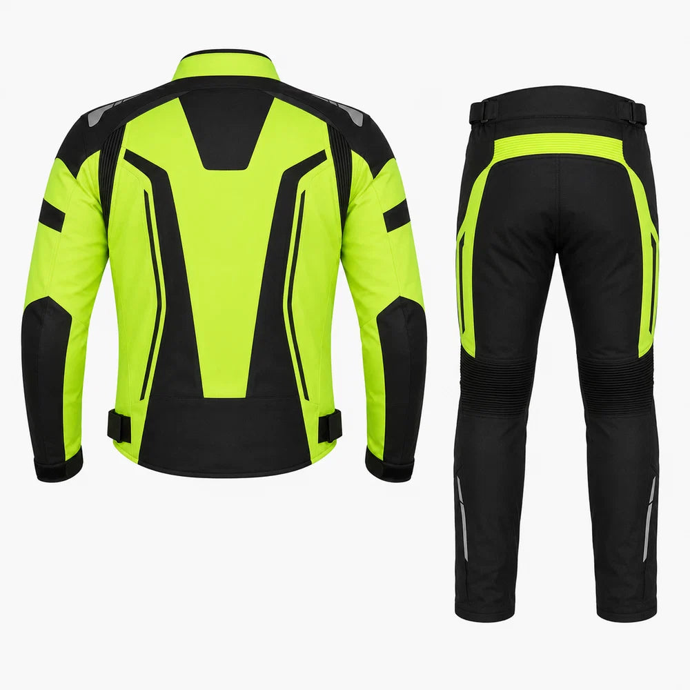 Custom Beacon Hi-Viz Sport Textile Motorcycle Riding Suit