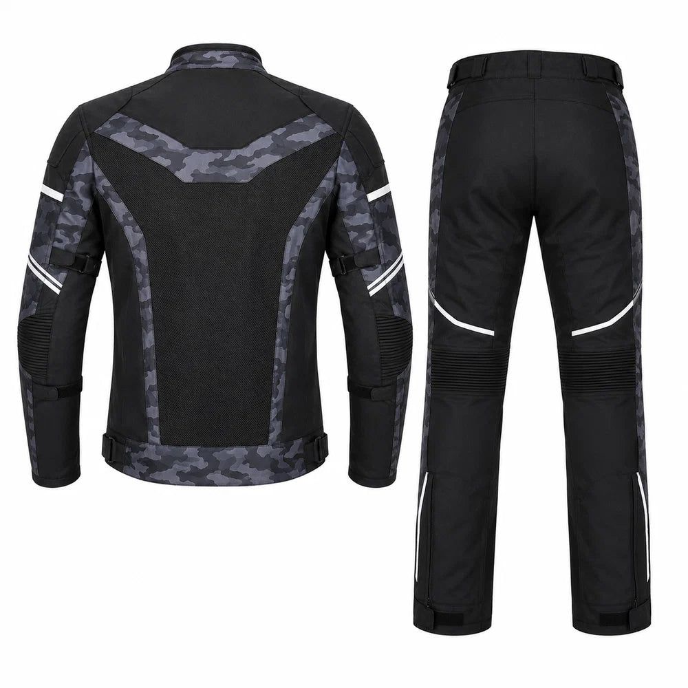 Camo Mesh Adventure Textile Motorcycle Suit