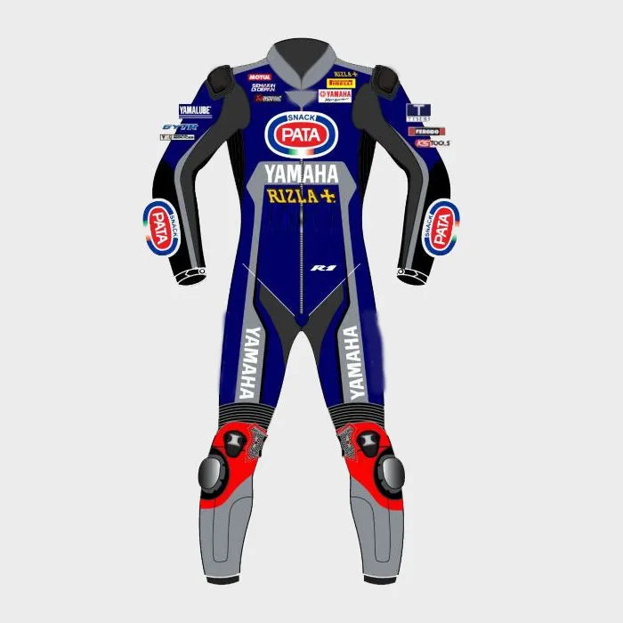 Pata Yamaha Motorcycle Leather Suit 2020